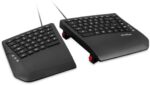 Perixx PERIBOARD-524B US, [Firmware Updated] Wired Ergonomic Split Keyboard - Up to 2 Ft Seperation - Adjustable Tilt Angle - Low Profile Membrane Keys - Black - US English