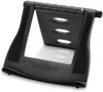 Kensington Easy Riser portable ergonomic laptop stand, for 12 inch - 17 inch devices, height adjustable with SmartFit system, for better cooling and air circulation, Black, 60112