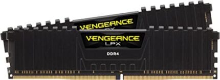 CORSAIR VENGEANCE LPX DDR4 RAM 32GB (2x16GB) 3600MHz CL18-22-22-42 1.35V Intel XMP AMD EXPO Computer Memory – Black (CMK32GX4M2Z3600C18)