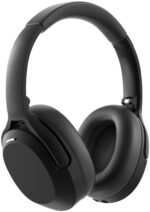 Rebocico Active Noise Cancelling Headphones, Wireless Bluetooth Over-Ear Headphone with Microphone,120H Playtime, Foldable Overhead Headphones with Deep Bass, Fast Charging for Home Travel Office