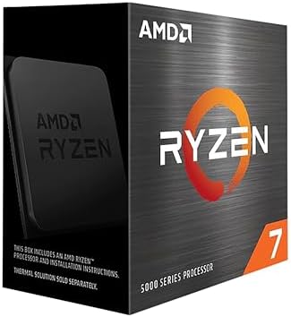 AMD Ryzensets 7 5700X3D Processor ( 8 cores/16 Threads, 105W TDP, AM4 Socket, Cache 100Mb, up to 4,1 GHz max boost frequency, no cooler)