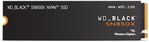 31ROSzyARL._AC_.jpg WD Black SN850X 1TB SSD M.2 2280 NVME PCI-E Gen4 Solid State Drive