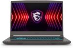 MSI Thin 15 Gaming laptop -(15.6" FHD 144Hz Panel, Intel Core i5-13420H, NVIDIA GeForce RTX 4050, 8GB*2 RAM, 512GB NVMe PCIe SSD, Windows 11 Home) - Cosmos Gray