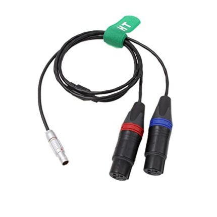 HangTon Line Level Audio Cable for ARRI Alexa Mini LF Camera Sound Devices 688 Mixer 6 Pin to 2-Channel XLR 3-pin Female 80cm