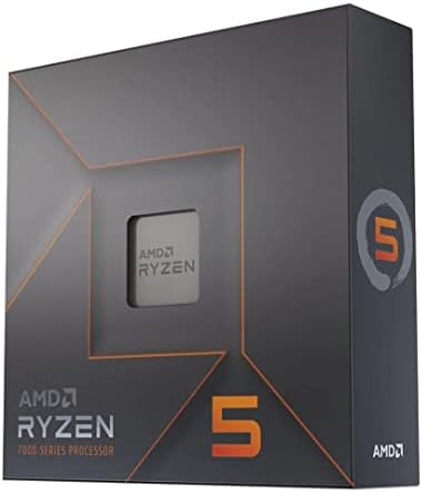 AMD Ryzensets 5 7600X Processor (integrated radeon graphics, 6 cores/12 threads, 105W TDP, AM5 socket, 38MB cache, up to 5.3 GHz max boost, no cooler)
