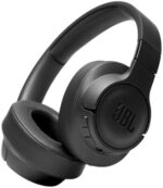JBL Tune 760 NC Wired and Wireless Over-Ear Headphones with Built-In Microphone, Active Noise-Cancelling and Hands-Free Controls, Black