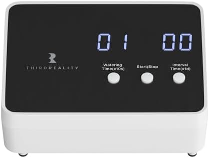 THIRDREALITY Zigbee Smart Watering Kit for Potted Plants, Indoor Plant Watering System, Hub Required, Compatible with Echo Devices with Zigbee Hub Built-in, Home Assistant, SmartThings, Hubitat, Homey