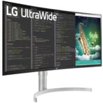 LG UltraWide™ 35WN75CP-B 35" Ultra Wide PC Monitor - VA Panel UWQHD (3440x1440), 5ms GtG 100Hz, HDR 10, sRGB 99%, AMD FreeSync, Tilt, Height Adjustable, USB-C (94W), Speakers