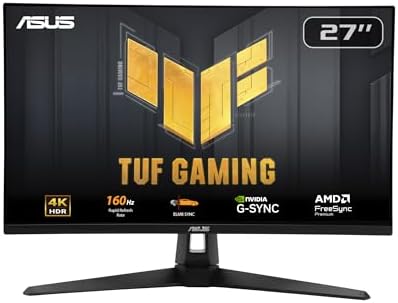 ASUS TUF Gaming VG27UQ1A 27" 4K Ultra HD Gaming Monitor with AMD FreeSync - Black