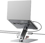 BENFEI Laptop Stand with USB C 7in1 Docking Station,HDMI 4K@60Hz,1*SD 1*Micro SD,100W Power Delivery,10Gbps con 1*USB C 3.2 and 2*USB A 3.2 Compatible with MacBook Pro/Air, iPad Pro, XPS, Thinkpad