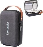 Luxtude Electronic Organizer Travel Bag, Small Charger Organizer, Hard Charger Pouch, Travel Tech Bag, Portable Electronics Bag, Travel Essentials for Electronic Accessories/Mouse/SD/Cash/Pen