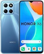 HONOR X6 Mobile Phone, 6.5 Inch Dual SIM Unlocked Smartphone, 50MP Triple Camera, 5000mAh, 4GB+64GB, Android 12 (2 Year Warranty), Ocean Blue