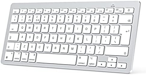 41JOrcLyDLL._AC_.jpg OMOTON Bluetooth Keyboard for Mac, Wireless keyboard for Apple MacBook Pro/Air, iMac, iMac Pro, Mac Mini, Mac Pro, QWERTY UK Layout, Silver