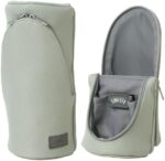 Sonic Sma-Sta Ash Standing Pen Case, Workspace Bag, Tech Accessories Organizer, Makeup Bag, Pencil Pouch Converts Into Smartphone Stand, Cosmetics Holder, and more, FD-8265-GL, Moss Grey