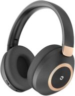 Active Noise Cancelling Headphones, 100H Playtime Headphones Wireless Bluetooth, Bluetooth Headphones with Microphone, Over- Ear Wireless Headphone with Deep Bass,Fast Charging for Travel,Office,Home