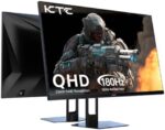 KTC Gaming Monitor 27 Inch, 2K@180Hz QHD 1440P Monitor with Fast IPS Panel, 1ms MPRT, FreeSync/G-Sync, HDR10, 124% sRGB, VESA, HDMI 2.0 / DP 1.4 Compatible with Desktop, Laptop, PS5, Xbox and More