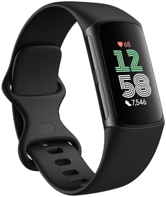 Google Fitbit Charge 6 Activity Tracker with 6-months Premium Membership Included, 7 days battery life and Google Wallet and Google Maps