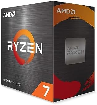 AMD Ryzensets 7 5800X Processor (8 Cores/16 threads, 105W TDP, AM4 socket, 36 MB Cache, 4,7Ghz max boost frequency, no cooler)