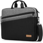 bagasin 15.6 17.3 inch Laptop Computer PC Shoulder Bag Carrying Case, Water-Repellent Fabric Briefcase Toploader