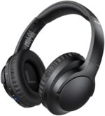 TECKNET Bluetooth Headphones Over Ear, Wireless Headphones 70 Hours Playtime & Bluetooth 5.3, Foldable Lightweight Headphones Wireless Built-in Mic & HiFi Stereo, for Travel/Work/Phone/PC