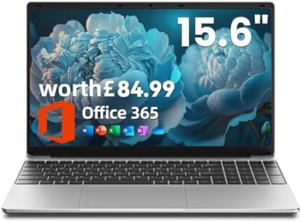 jumper Laptop with Office 365, 15.6 inch HD Display, 4GB RAM 128GB Storage, 5205U Processor, 38Wh Battery, Dual Stereo Speakers, USB3.0, Portable Laptops for Business, School, and Work