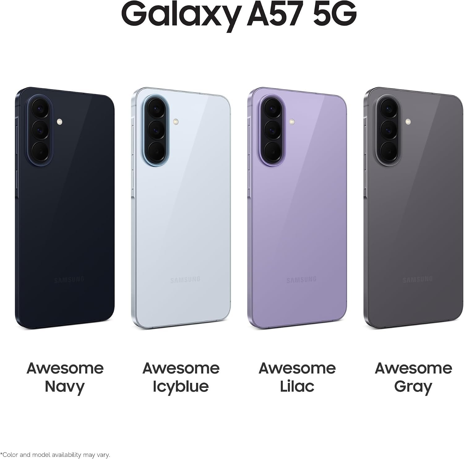 Samsung Galaxy A57 5G, Slim Smartphone, Awesome Intelligence Features, 8GB, 256GB Storage, 50MP Wide-Angle Camera, Up To 2-Day Runtime, Awesome Navy, 3 Year Extended Warranty (UK Version) - Image 3