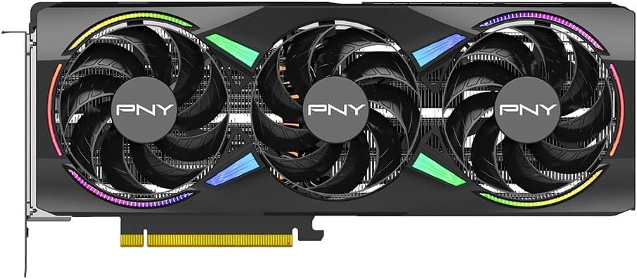 PNY GeForce RTX™ 5070Ti 16GB ARGB OC Triple Fan Graphics Card DLSS 4 - Image 9