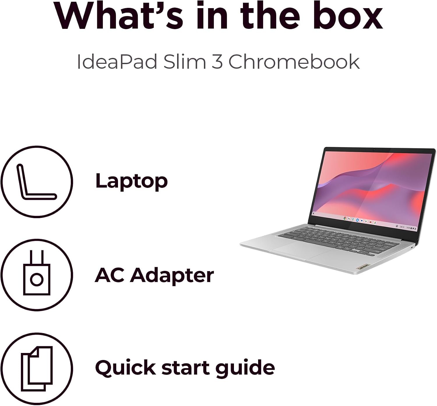 Lenovo IdeaPad Slim 3 Chromebook | 14 Inch FHD Laptop | MediaTek Kompanio 520 | 4GB RAM | 64GB eMMC | Chrome OS | Abyss Blue - Image 8