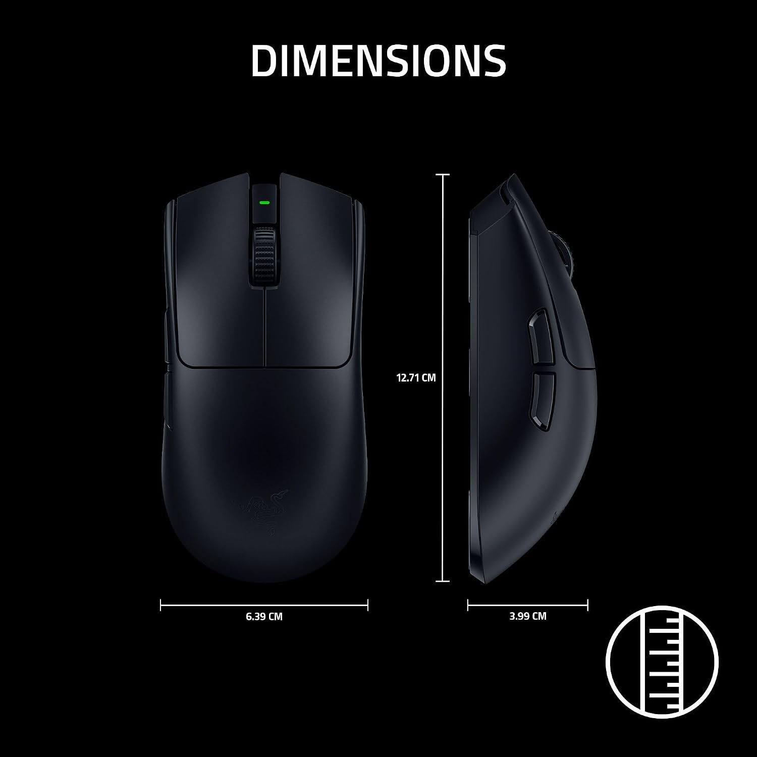 Razer Viper V3 Pro - Ultra-lightweight Wireless Esports Gaming Mouse (8K Hz HyperPolling, 54g Lightweight Design, Focus Pro Sensor 35K DPI, HyperSpeed Wireless, 95 hours Battery Life) Black - Image 10