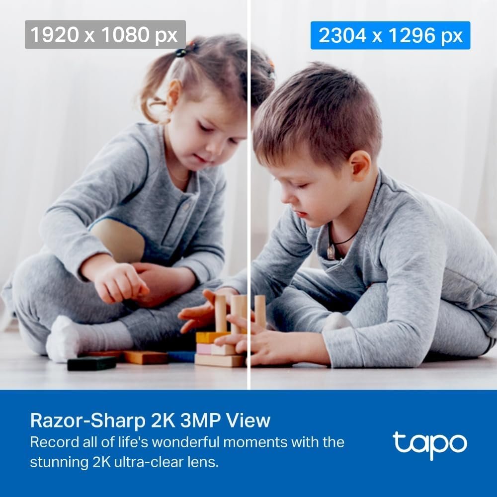 Tapo C210 2K 3MP Pan/Tilt Indoor Security Camera Pet Camera House Security - Image 5