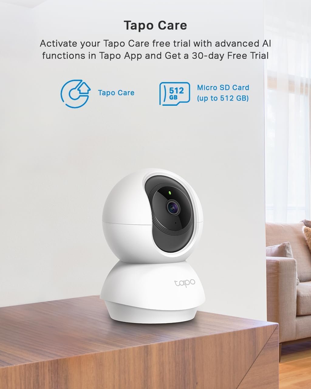 Tapo C210 2K 3MP Pan/Tilt Indoor Security Camera Pet Camera House Security - Image 11