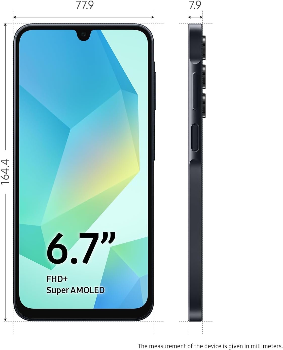 Samsung Galaxy A16 4G Android Smartphone, Super Amoled 6.7" Screen, Multiple Cameras, 128GB Storage, Blue Black, 3 Year Manufacturer Extended Warranty (UK Version) - Image 3