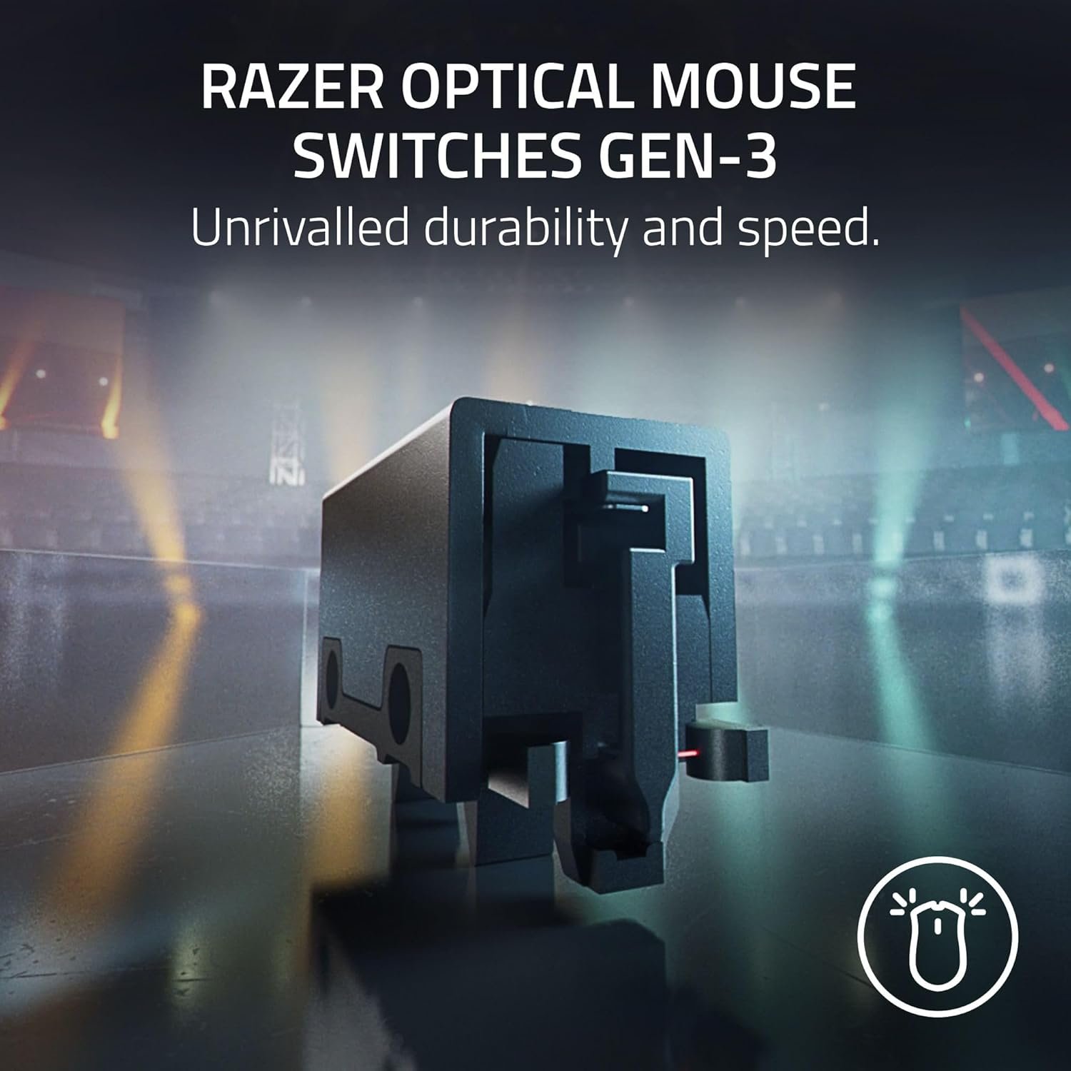 Razer DeathAdder V3 HyperSpeed - Ultra lightweight wireless ergonomic e-sports gaming mouse with 26K DPI (55g light, soft-touch coating, 100 hours battery life, HyperSpeed with 8K Hz) Black - Image 6
