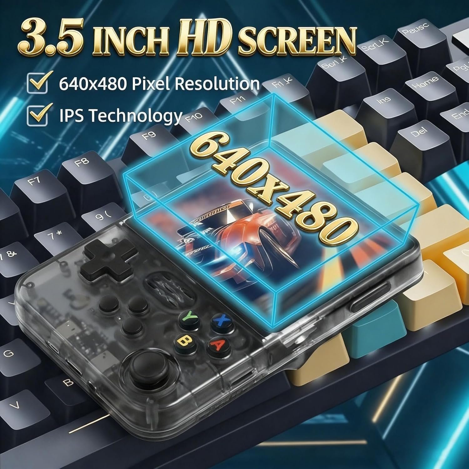 Handheld Retro Game Console, Support Massive Classic Video Games, Reliving the days of childhood, Portable Mini Gaming Console (Darkgray) - Image 4