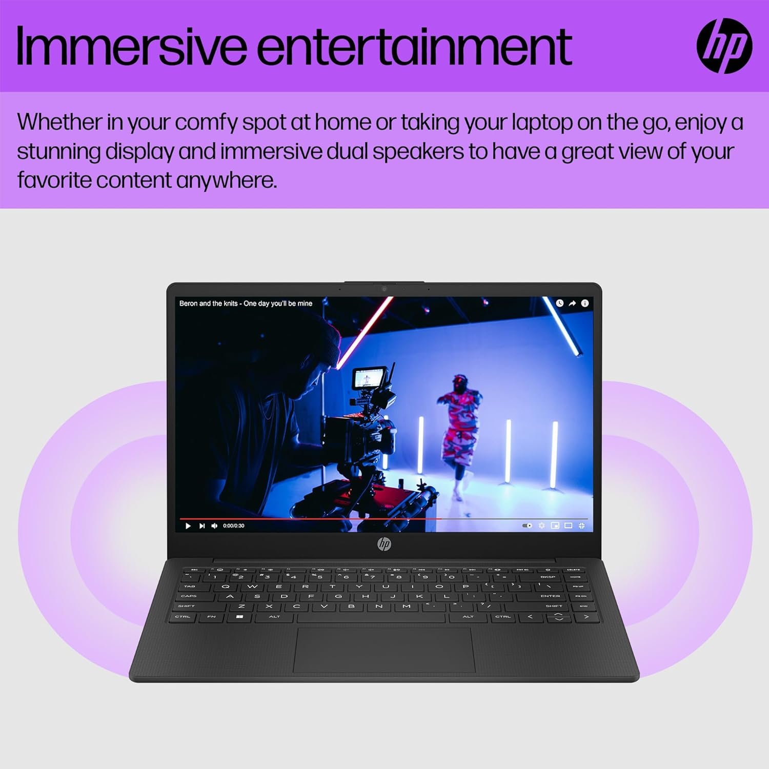 HP 14” Laptop | AMD Athlon Silver 7120U Processor | 4GB RAM | 128GB SSD | AMD Radeon 610M Graphics | HD Display | 12.5 hrs battery | Microsoft 365 Personal 12 month included | Windows 11 | 14-em0000sa - Image 8