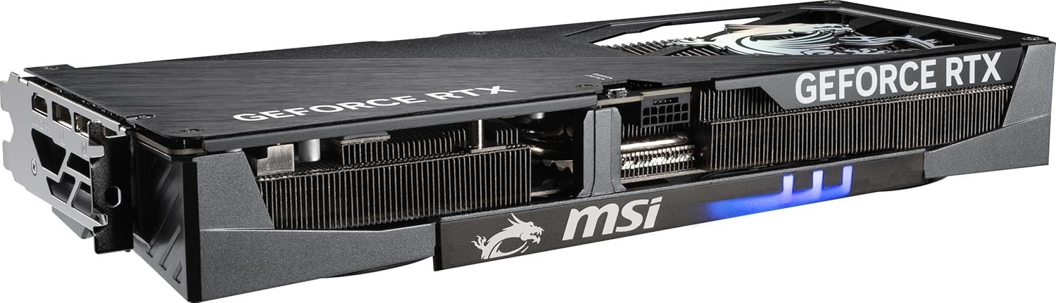 MSI GeForce RTX 5080 16G GAMING TRIO OC Graphics Card - RTX 5080 GPU, 16GB GDDR7 (30Gbps/256-bit), PCIe 5.0 - TRI FROZR 4 (3 x STORMFORCE Fan), Gaming & Silent mode, RGB - HDMI 2.1b, DisplayPort 2.1b - Image 5