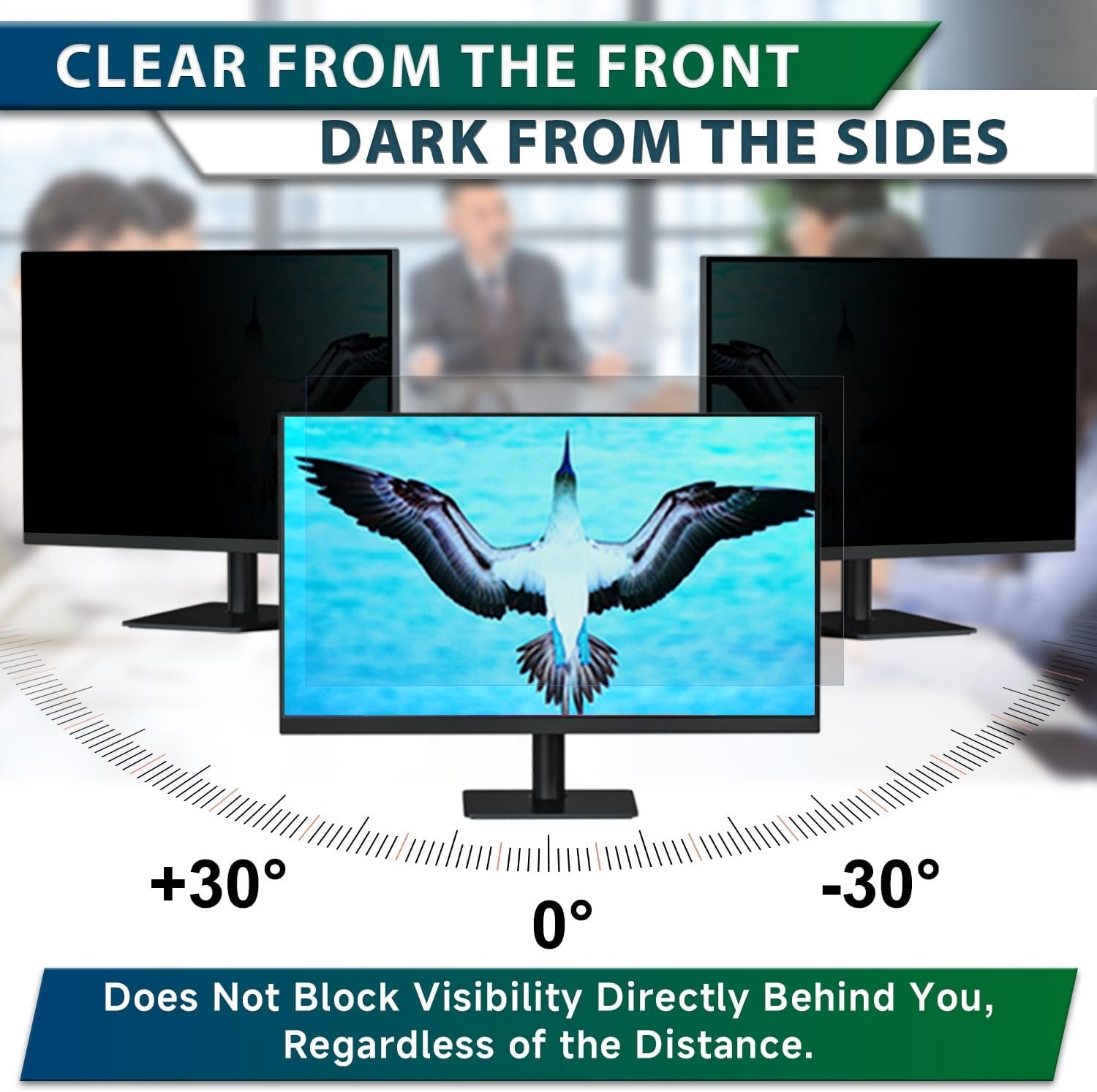STARY Computer Privacy Screen 21.5 Inch for Widescreen 16:9 Monitor - Image 3