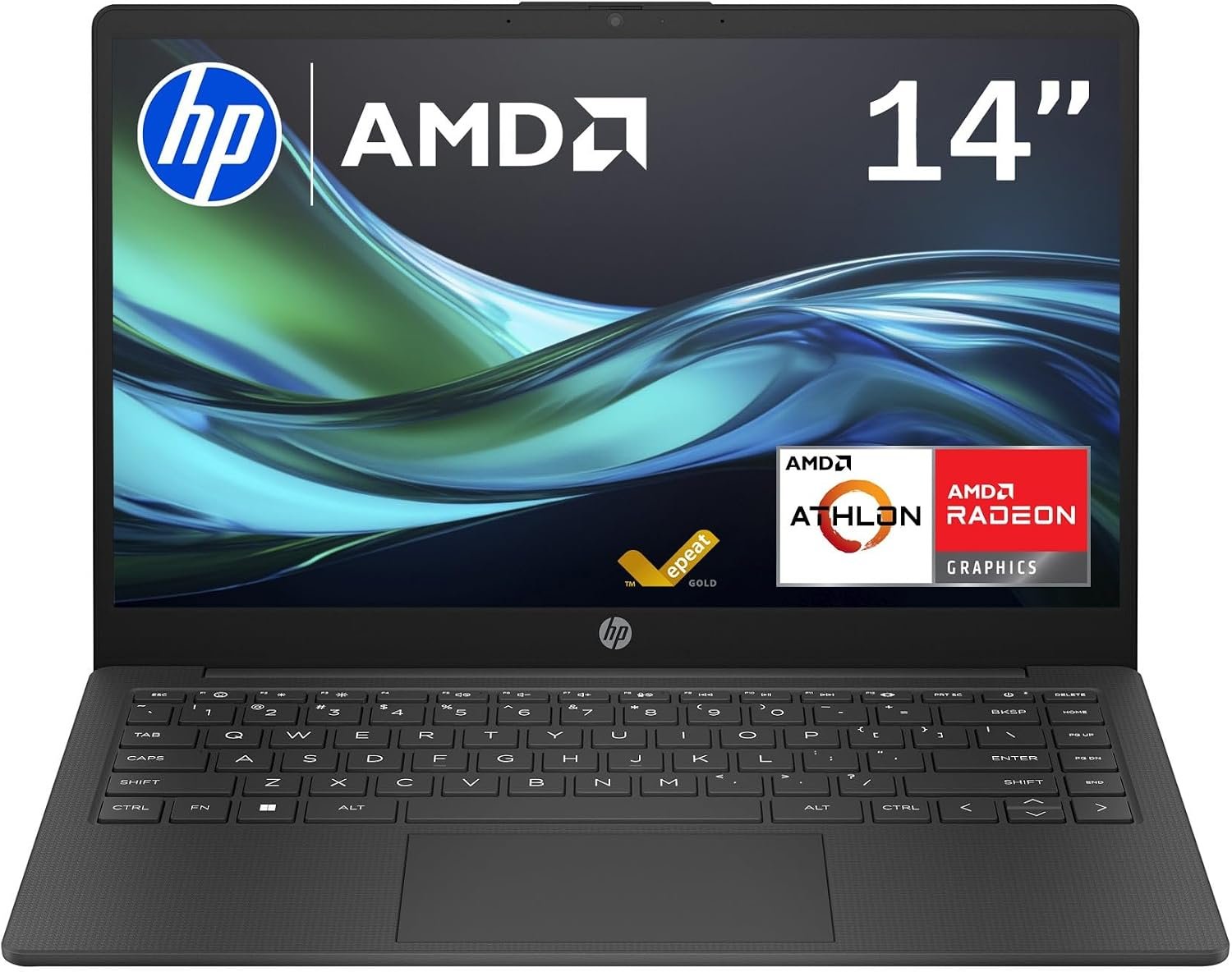 HP 14” Laptop | AMD Athlon Silver 7120U Processor | 4GB RAM | 128GB SSD | AMD Radeon 610M Graphics | HD Display | 12.5 hrs battery | Microsoft 365 Personal 12 month included | Windows 11 | 14-em0000sa - Image 2