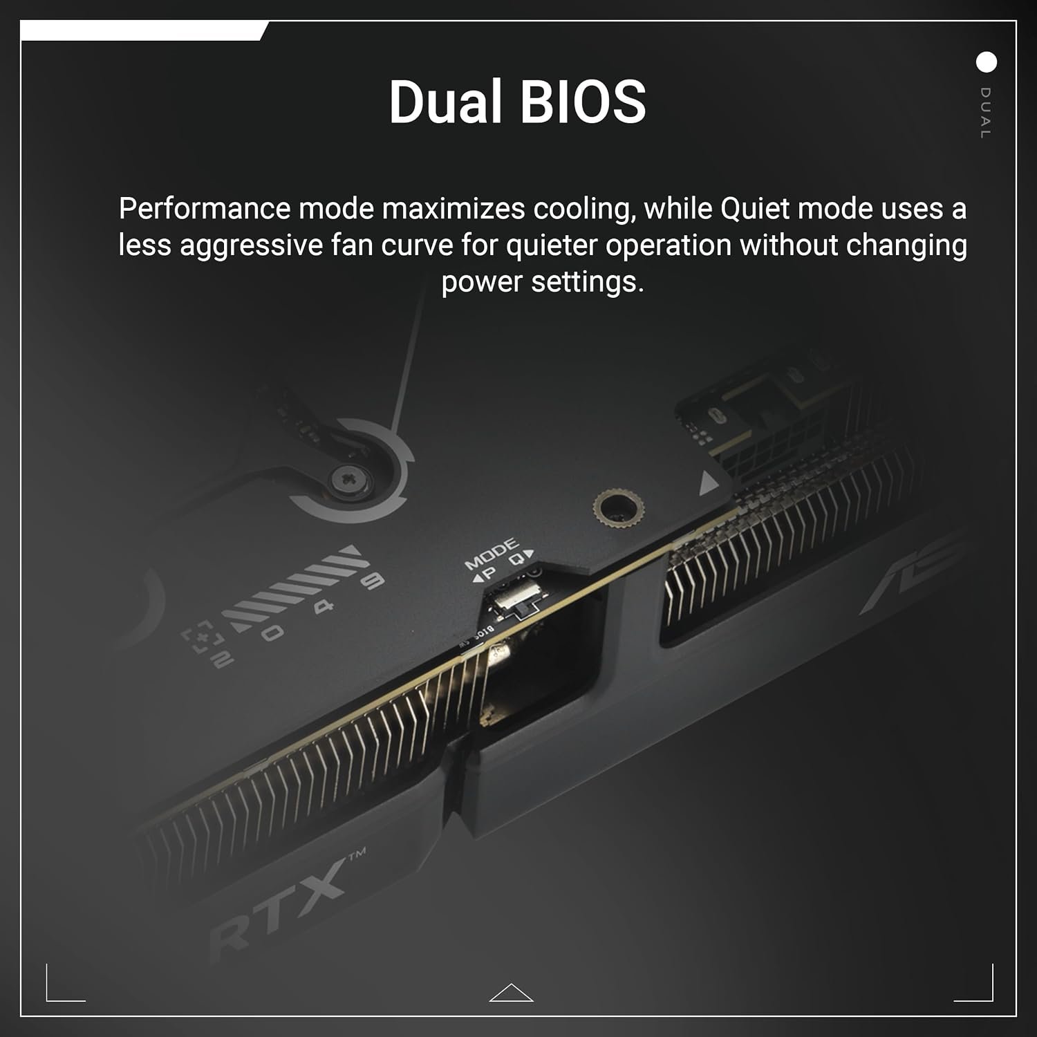 ASUS DUAL RTX5070 OC, PCIe5, 12GB DDR7, HDMI, 3 DP, 2572MHz Clock, Overclocked, Compact SFF-Ready - Image 5