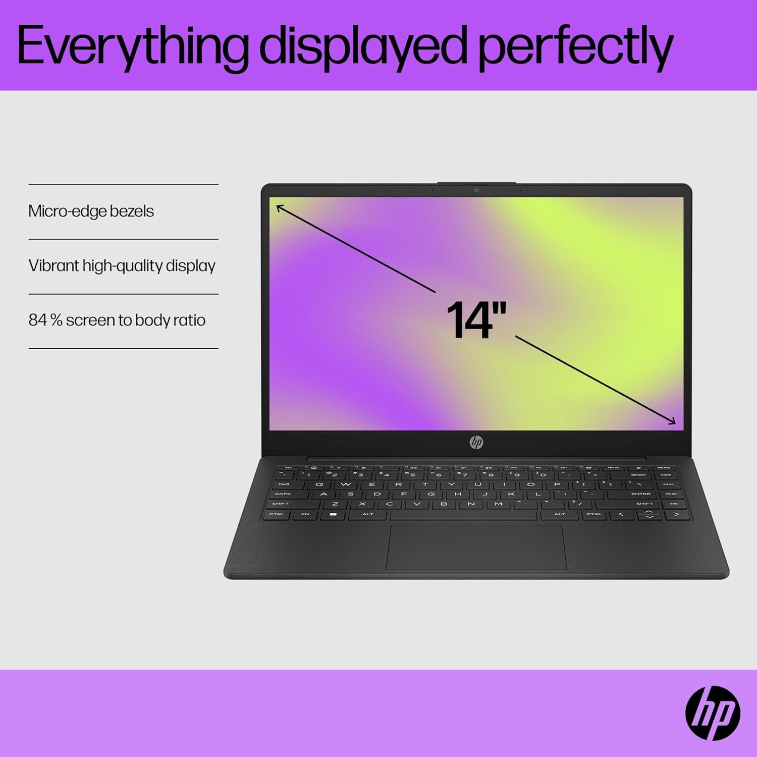 HP 14” Laptop | AMD Athlon Silver 7120U Processor | 4GB RAM | 128GB SSD | AMD Radeon 610M Graphics | HD Display | 12.5 hrs battery | Microsoft 365 Personal 12 month included | Windows 11 | 14-em0000sa - Image 6