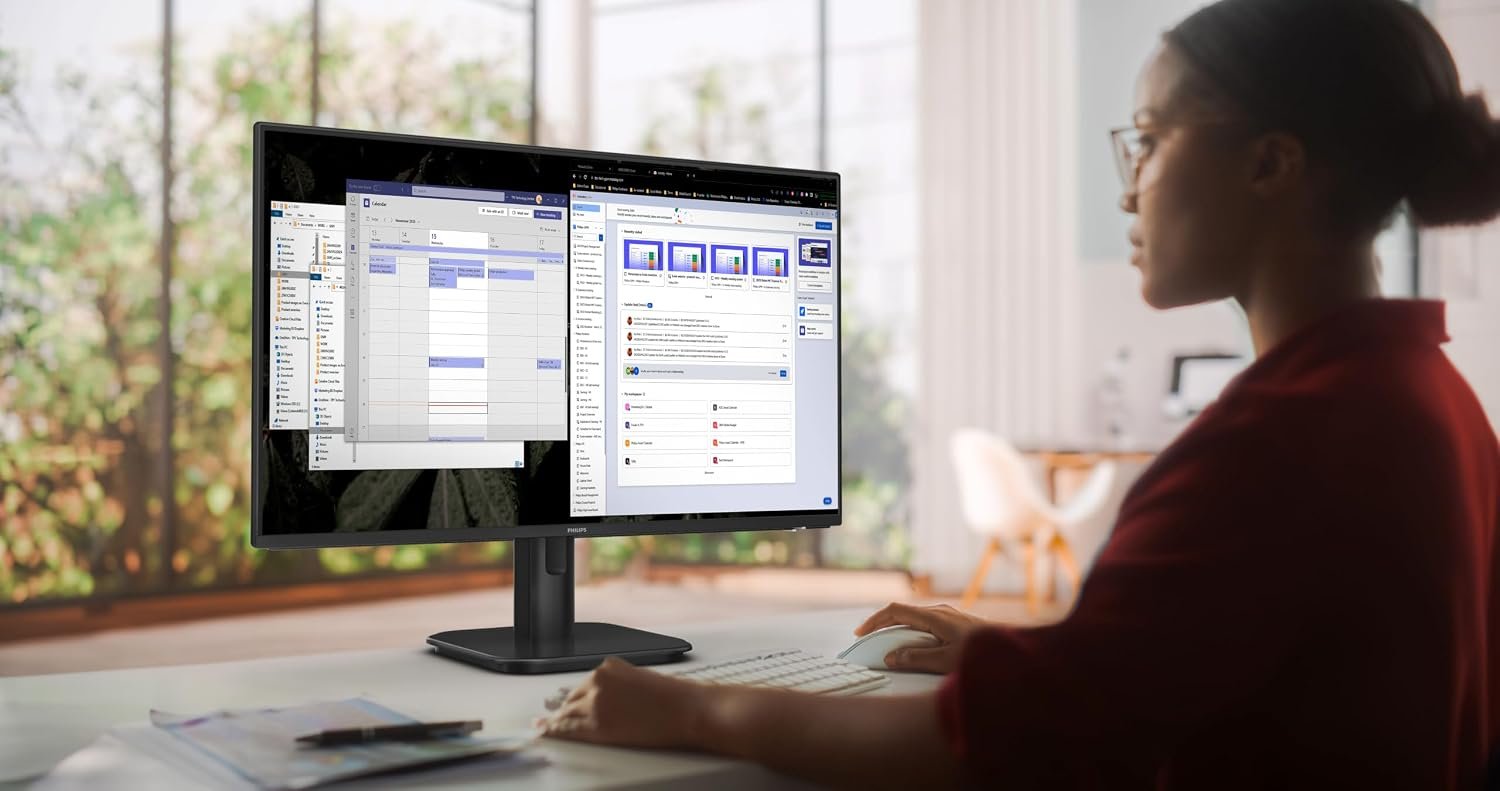 PHILIPS 27E1N1100A 27 inch FHD Monitor 120Hz, IPS Panel, 4ms GtG, Adaptive Sync, Speakers, (1920x1080 HDMI 1x 1.4) Black - Image 6