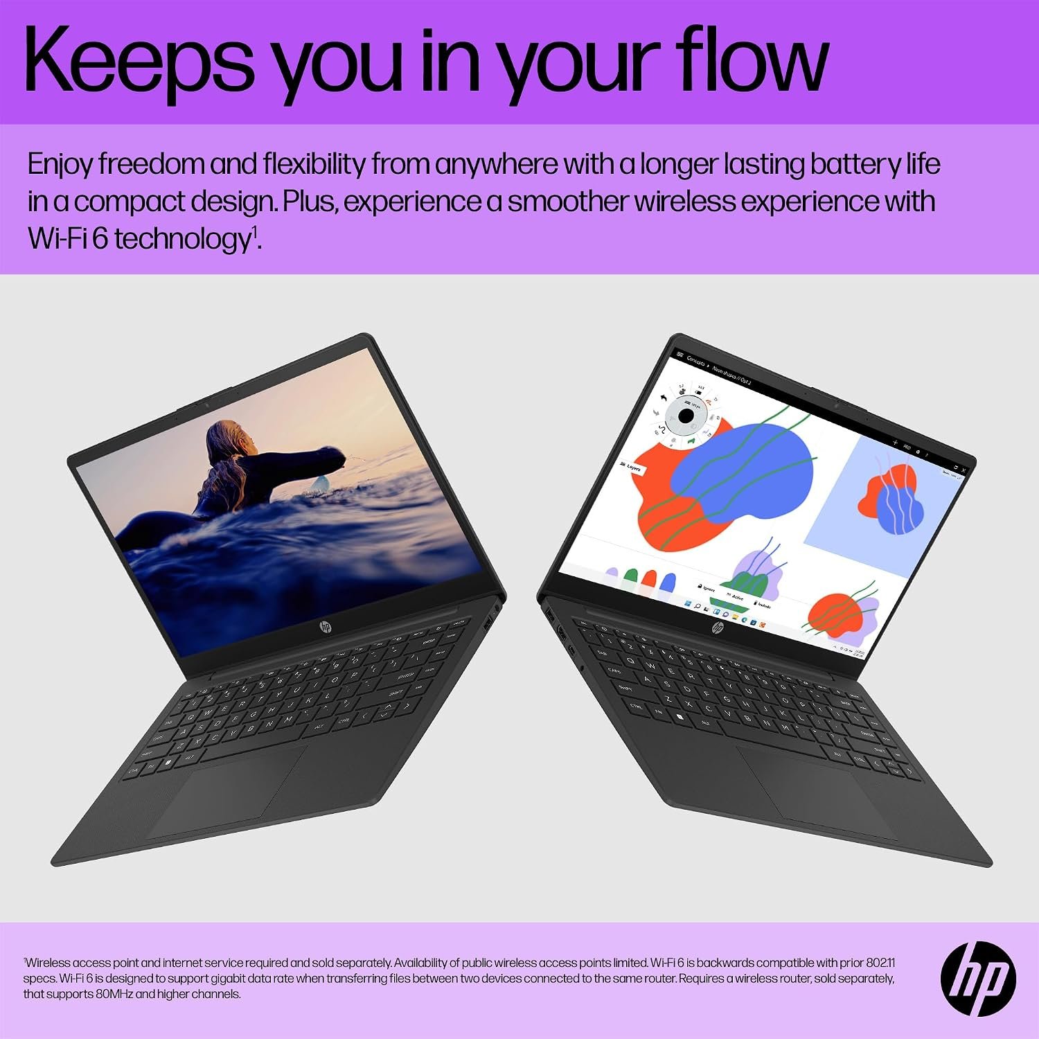 HP 14” Laptop | AMD Athlon Silver 7120U Processor | 4GB RAM | 128GB SSD | AMD Radeon 610M Graphics | HD Display | 12.5 hrs battery | Microsoft 365 Personal 12 month included | Windows 11 | 14-em0000sa - Image 5