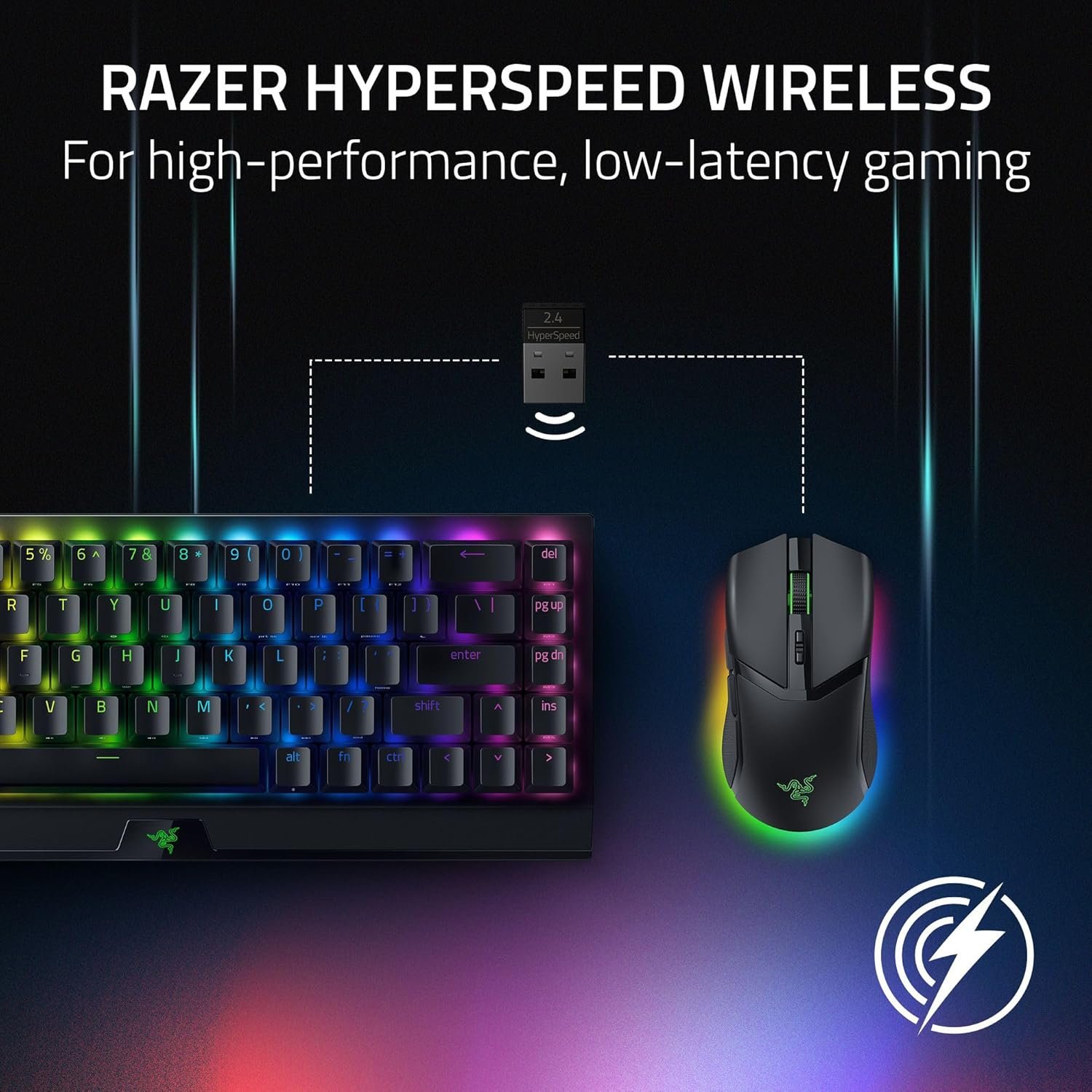 Razer Cobra Pro - Customizable Wireless Gaming Mouse Chroma RGB (10 Customizable Controls, 11-Zone Chroma Lighting, Focus Pro 30K Optical Sensor, HyperSpeed Wireless) Black - Image 8