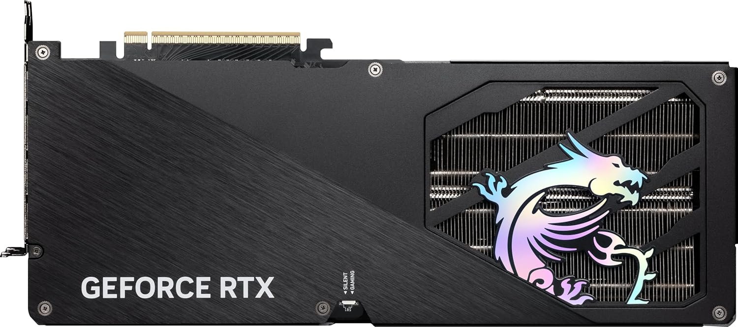 MSI GeForce RTX 5080 16G GAMING TRIO OC Graphics Card - RTX 5080 GPU, 16GB GDDR7 (30Gbps/256-bit), PCIe 5.0 - TRI FROZR 4 (3 x STORMFORCE Fan), Gaming & Silent mode, RGB - HDMI 2.1b, DisplayPort 2.1b - Image 7