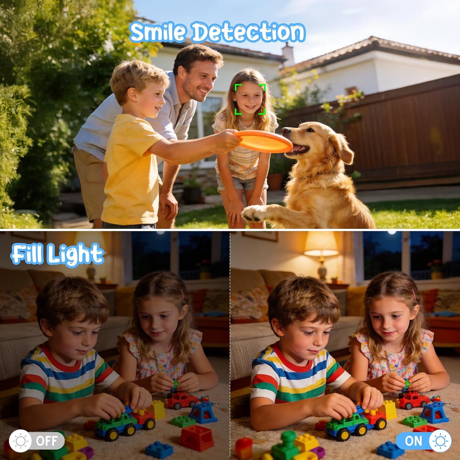 Digital Camera 1080P 44MP Vlogging Camera for Kids Teens, FHD Compact Portable Photo Camera with 2.4" Screen 16X Zoom, Anti-shake Mini Camera for Beginners Students Boys Girls-Black (No SD Card) - Image 4