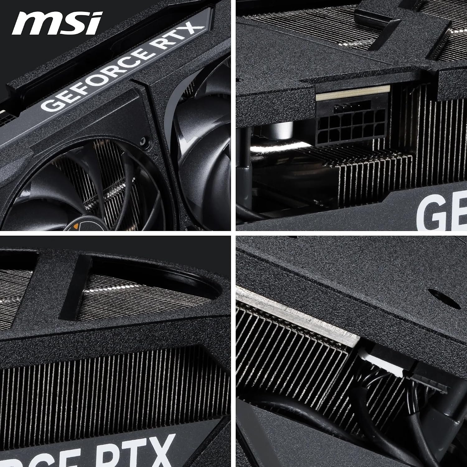 MSI GeForce RTX 5070 Ti 16G Shadow 3X OC Graphics Card, 16GB GDDR7 (28Gbps/256-bit), PCIe 5.0 - Triple Fan Thermal Design (3x Torx Fan 5.0) - HDMI 2.1b, DP 2.1b, 16384 MB - Image 7