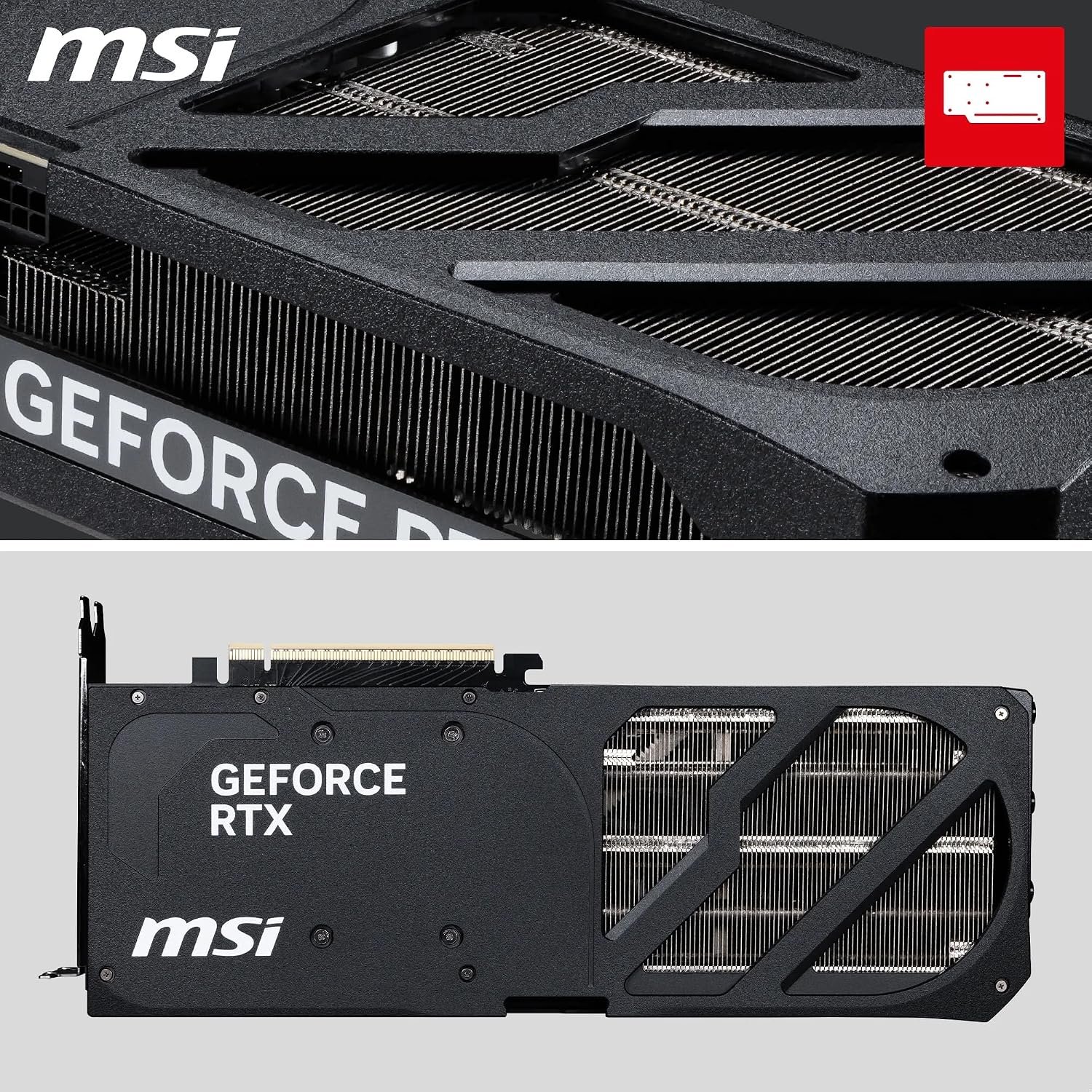 MSI GeForce RTX 5070 Ti 16G Shadow 3X OC Graphics Card, 16GB GDDR7 (28Gbps/256-bit), PCIe 5.0 - Triple Fan Thermal Design (3x Torx Fan 5.0) - HDMI 2.1b, DP 2.1b, 16384 MB - Image 5