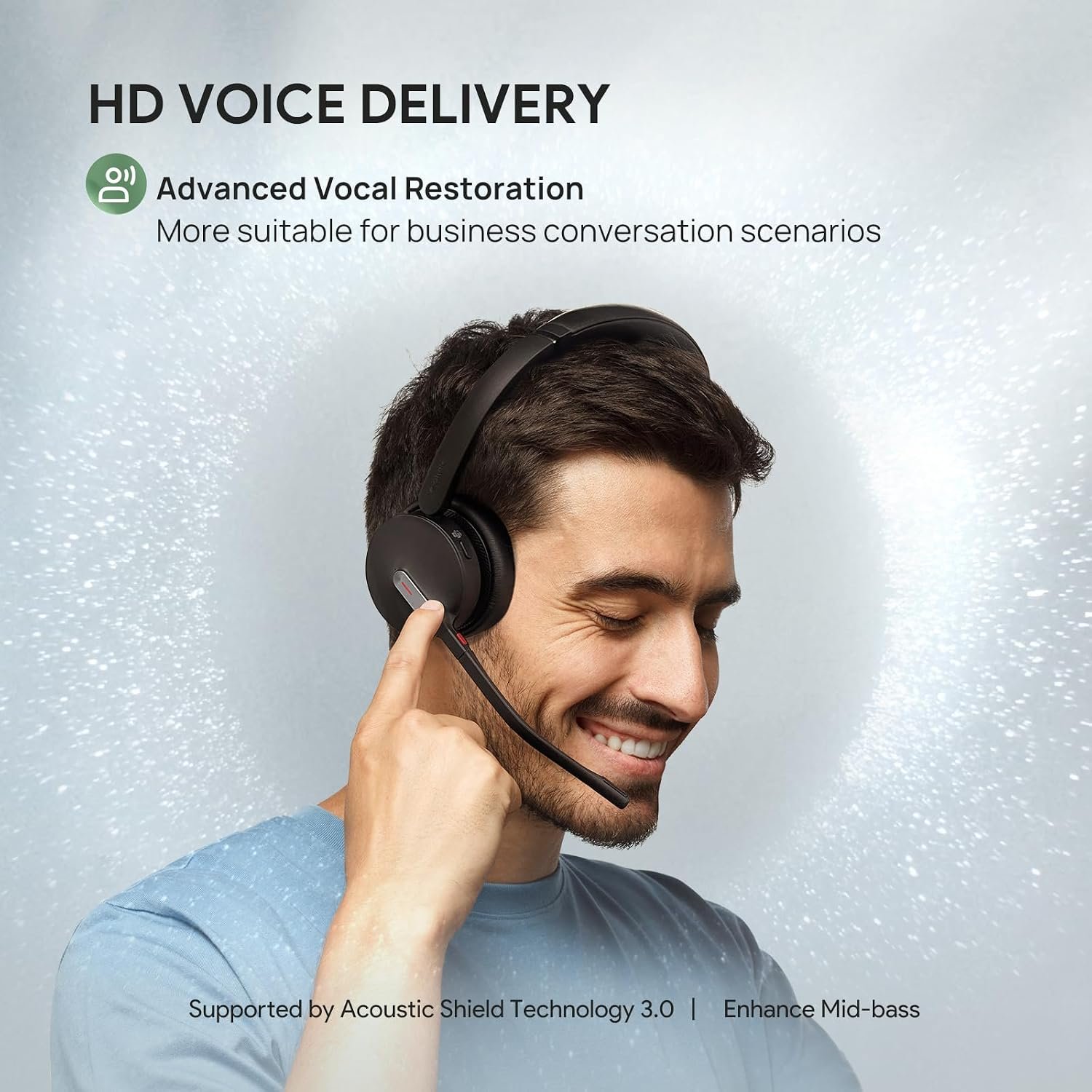 Yealink BH70 Wireless Headset with Microphone for Work PC,USB C/A Mono UC - Image 8