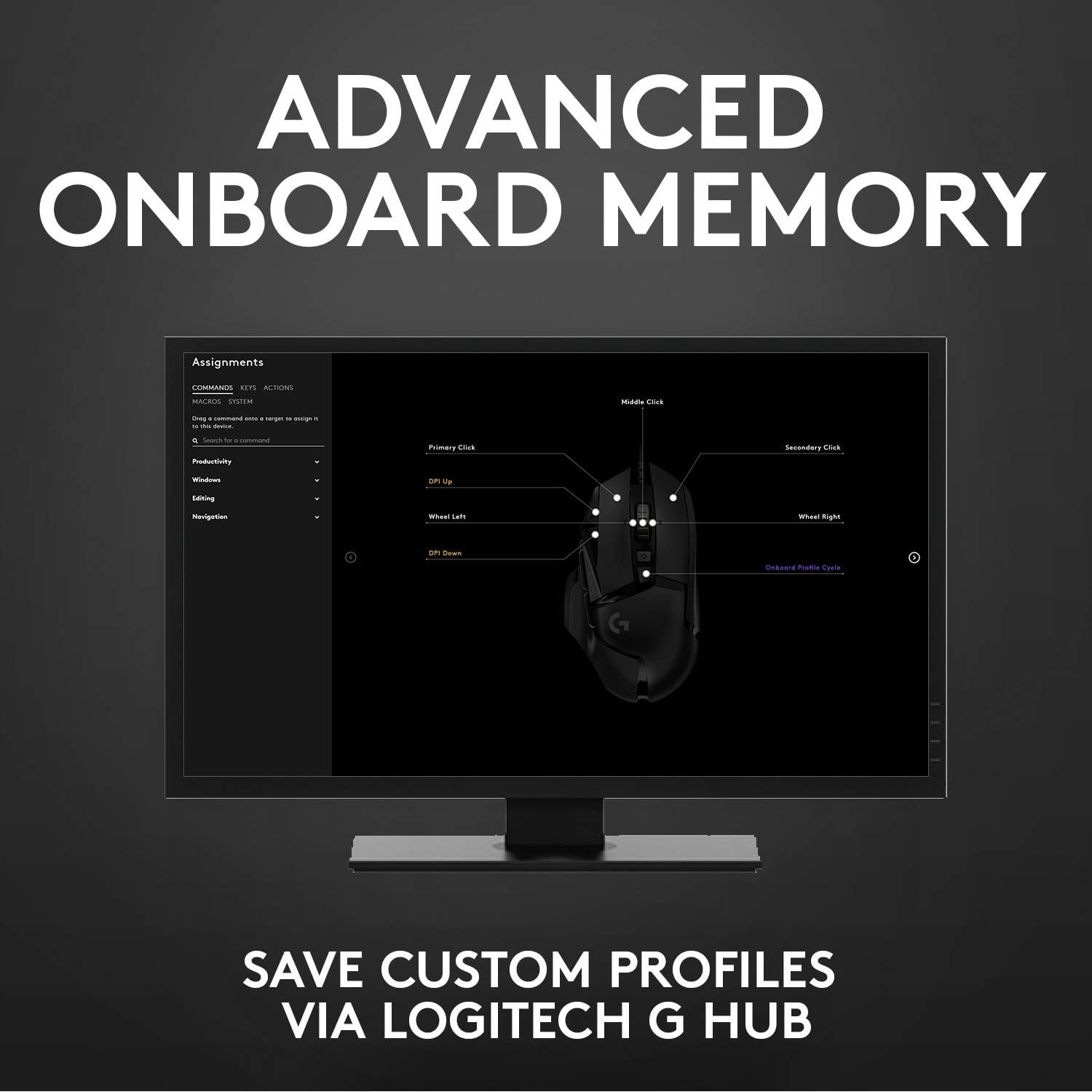 Logitech G502 HERO High Performance Wired Gaming Mouse - Image 8