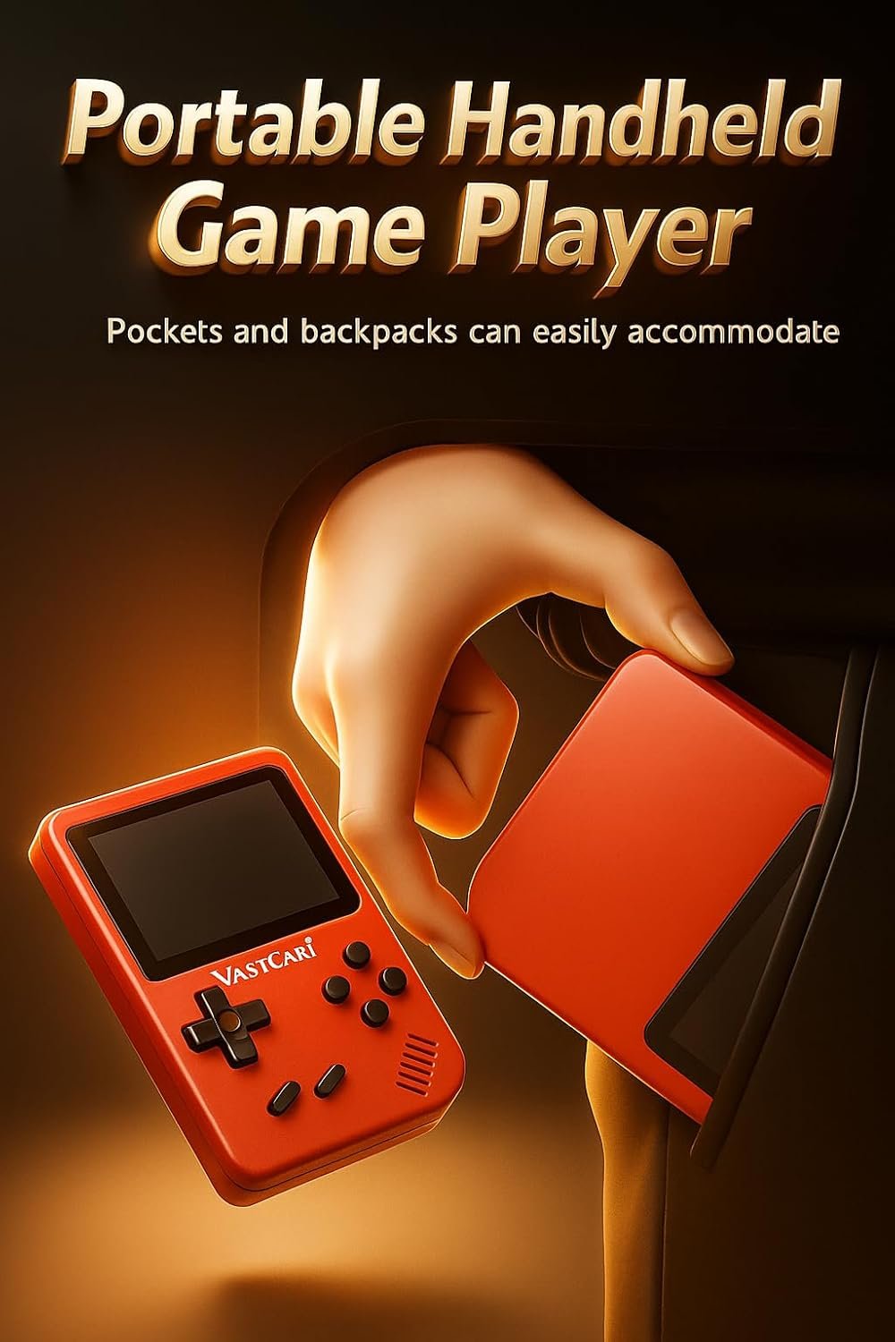 Retro Handheld Gaming Console with 400+ ClassicGames | 3.0-Inch LCD Screen | Rechargeable Battery | Portable Video Game Player with TV Output | Fun Gift for (Ages 14+) & Adults(Multi Color) - Image 6